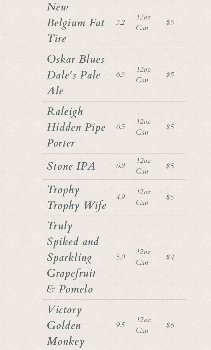 Beer options (slightly pic heavy) - 6