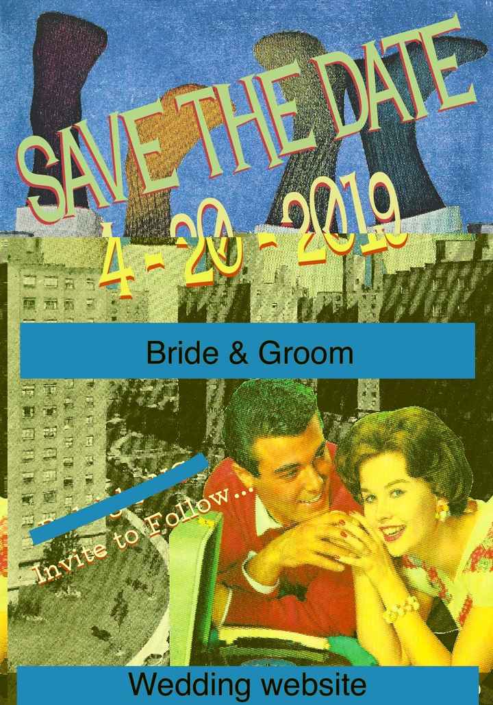 diy save the dates - 1