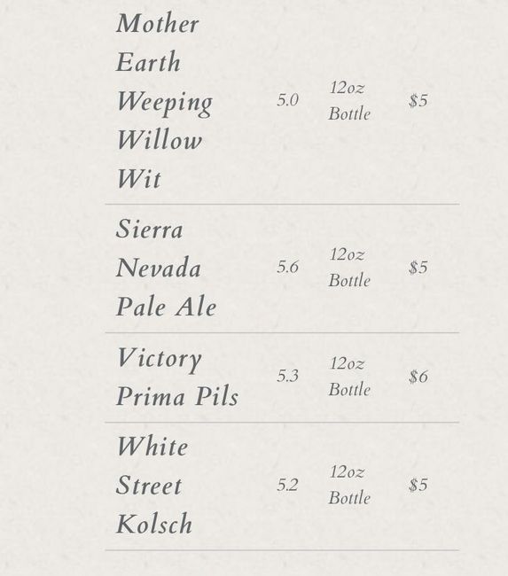 Beer options (slightly pic heavy) - 7