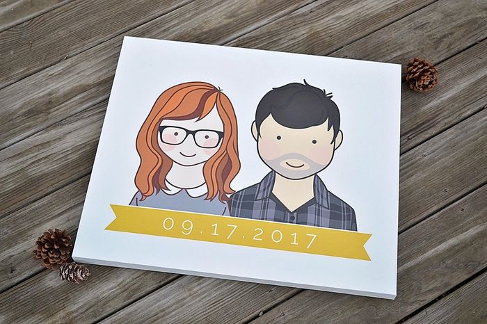 My guestbook canvas was just delivered!