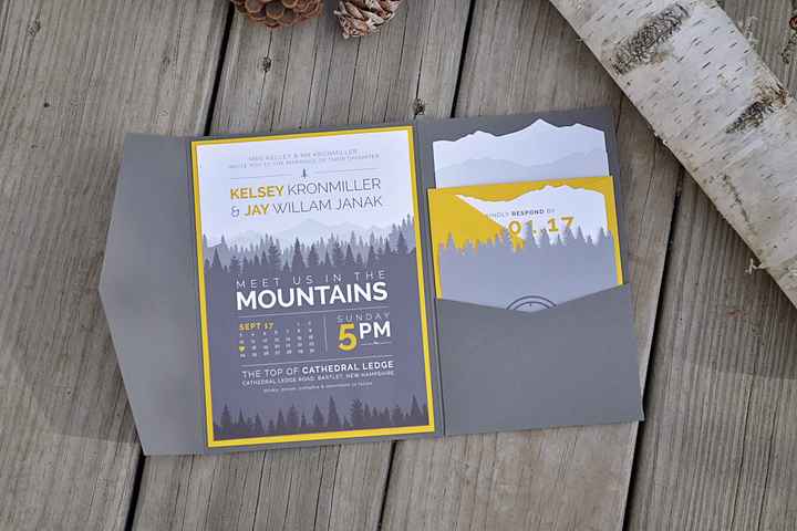 Show me your rustic/vintage wedding invitations please?