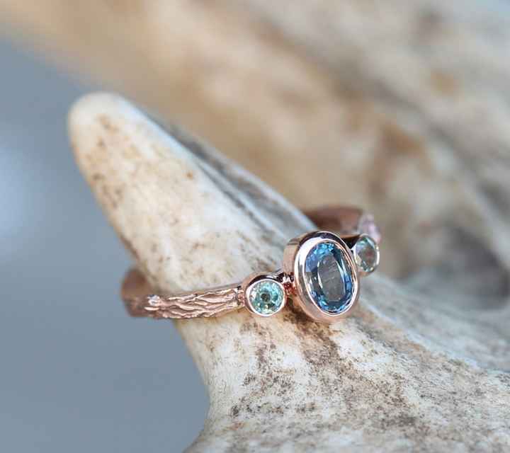 Show me your colored wedding bands!