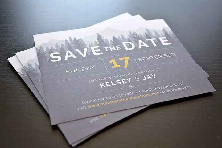 Save the dates without a photo