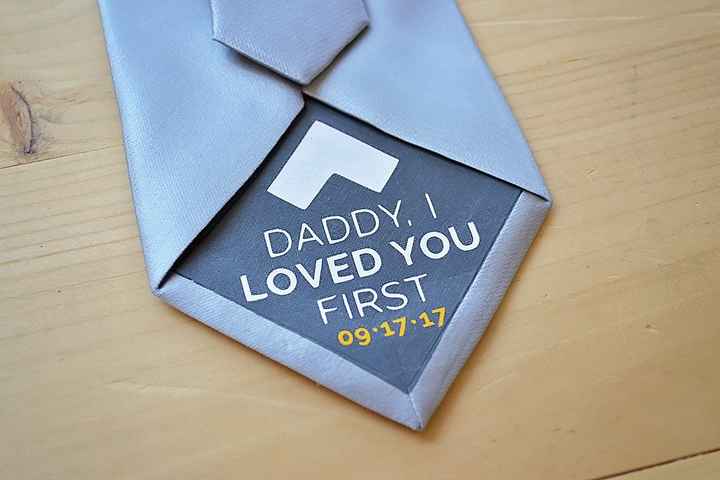 Just added this to my dad's tie