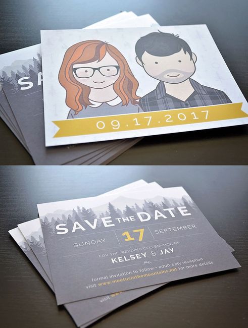 Let's see those Save the Dates and invites!