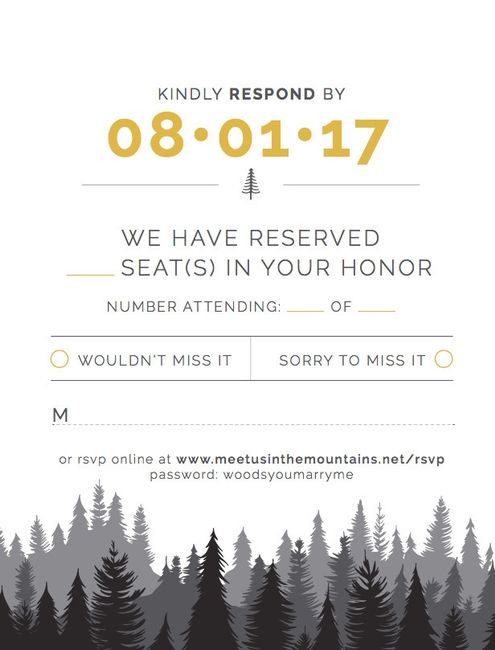 RSVP Cards