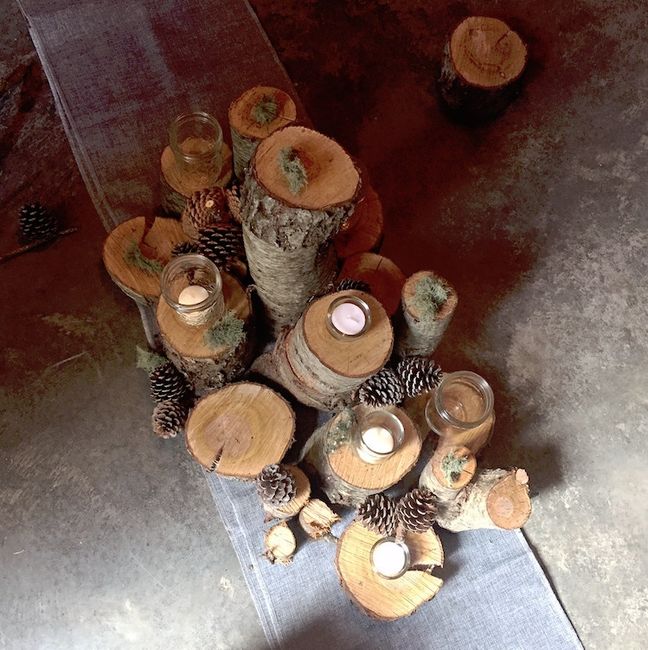 Long table centerpieces