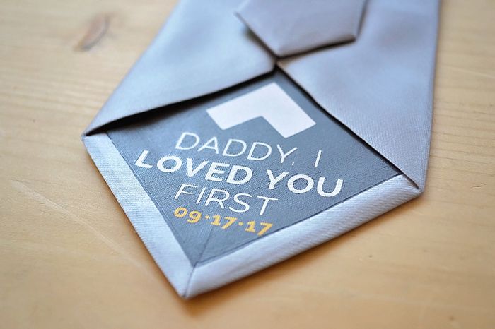 Just added this to my dad's tie