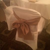 Rustic theme and wedding color help