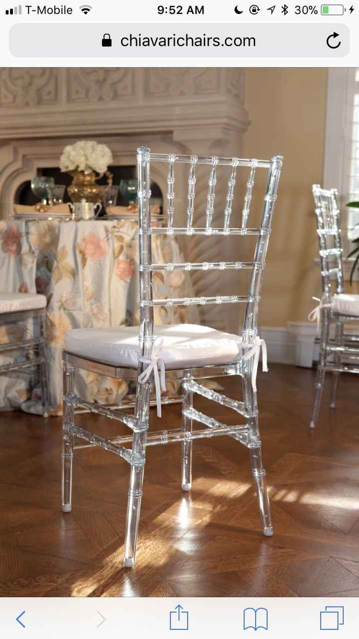 Chair Styles: Chiavari and Ghost and Folding... Oh My! - 1