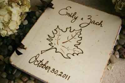 what are you doing for a guestbook?  Traditional or something a little different?