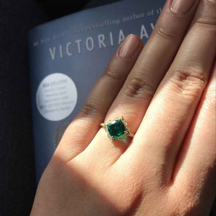 Lets see those beautiful engagement rings