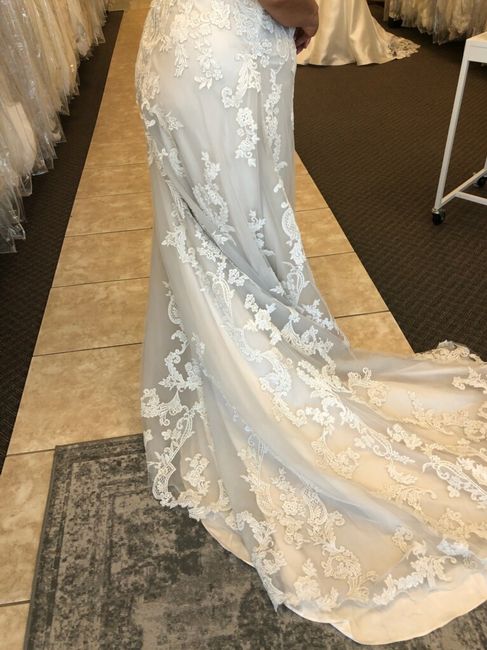 Dress shopping round 2..  I said Yes!!! 6