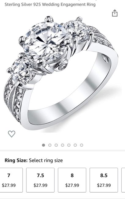 Thoughts on wearing a fake / decoy engagement ring? 4