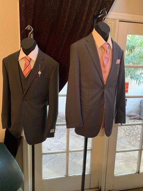 Groom outfit for summer/bride outfit for cool nights 1