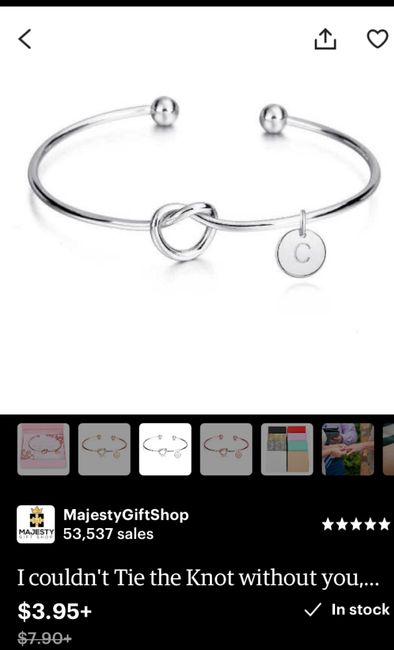 Bridesmaid jewelry/gift? 1