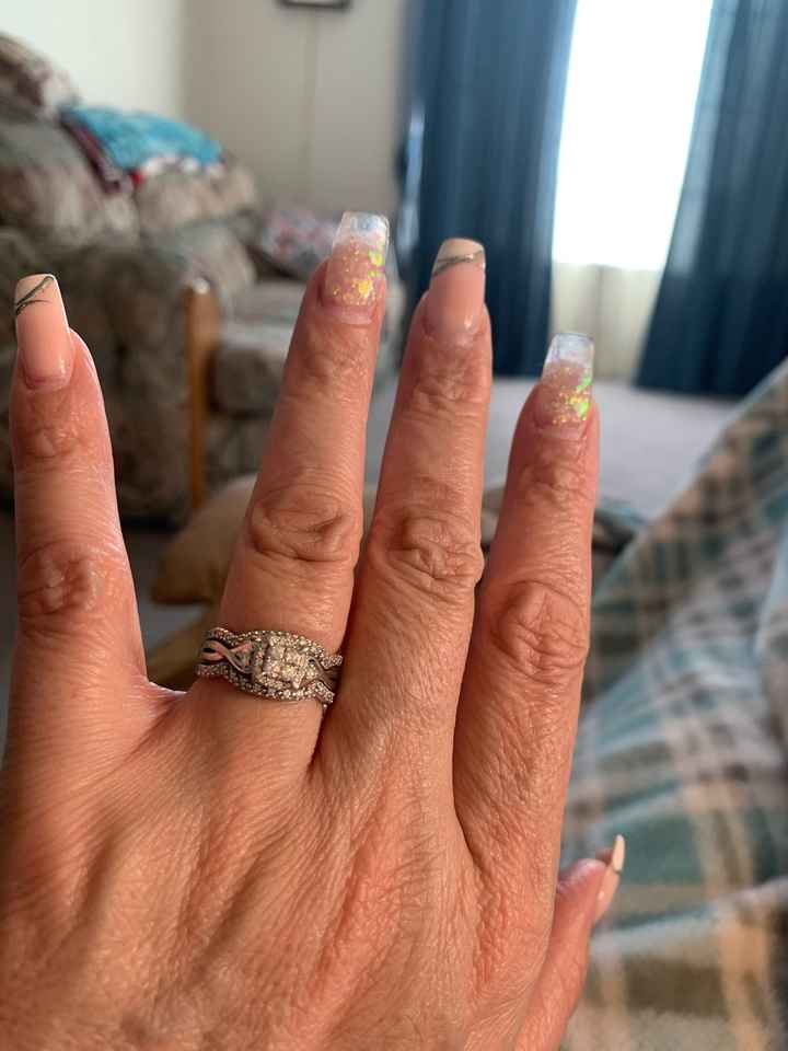 How much of your finger does your ring cover?