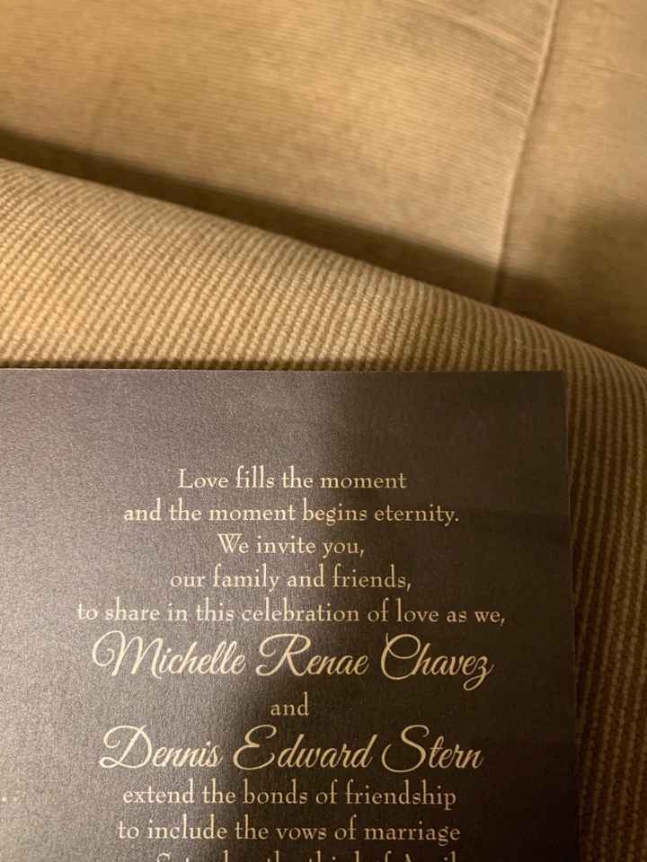 Wedding invitations - 1