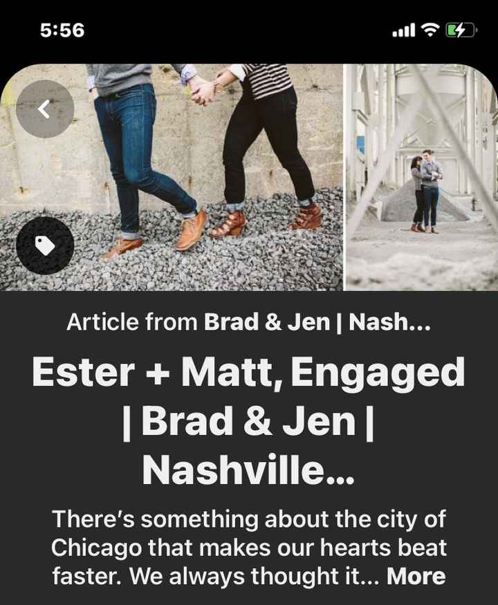 Last minute engagement shoot anxiety--did anyone wear high-waisted jeans? - 1