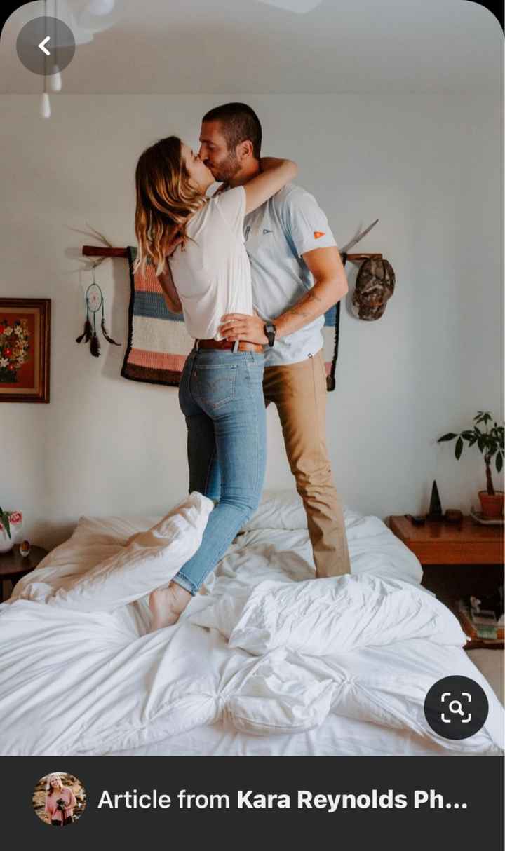 Last minute engagement shoot anxiety--did anyone wear high-waisted jeans? - 3
