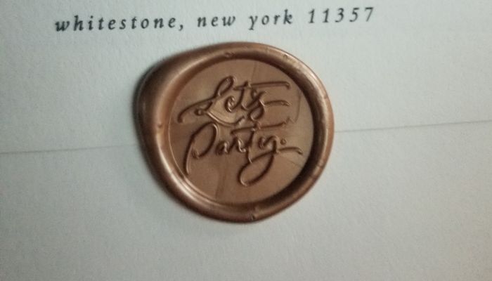 Wax seal for invitations 6