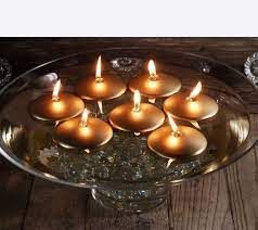 Floating cylinder candles 8