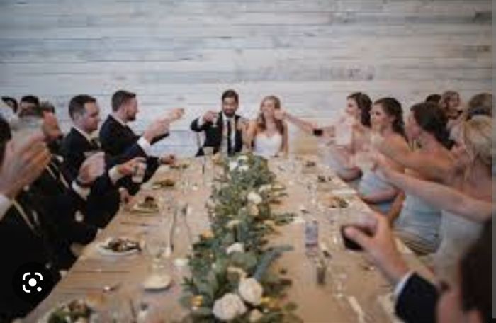 How to have a head table feel without actually having a head table. 7