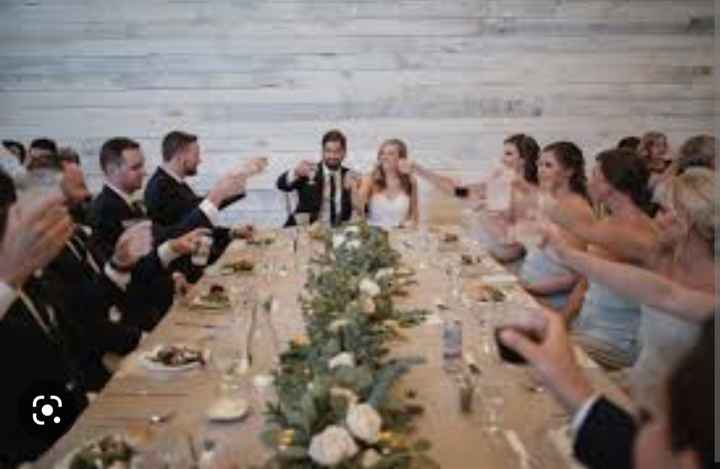 fh wants a head table but i hate them! King's table would be too big. Anyone have any creative sugge
