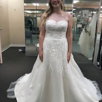 Help!! i am trying to see if i can turn a ball gown to a mermaid dress. - 2