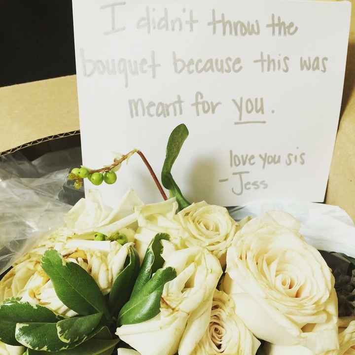 Got a great idea to share in place of the bouquet toss!