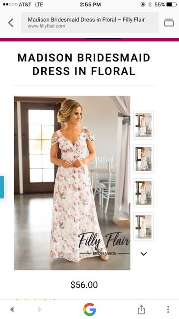 Bridesmaid's Dresses!
