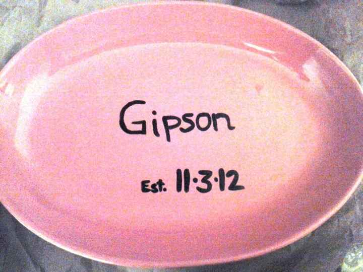 Guestbook platter in in!