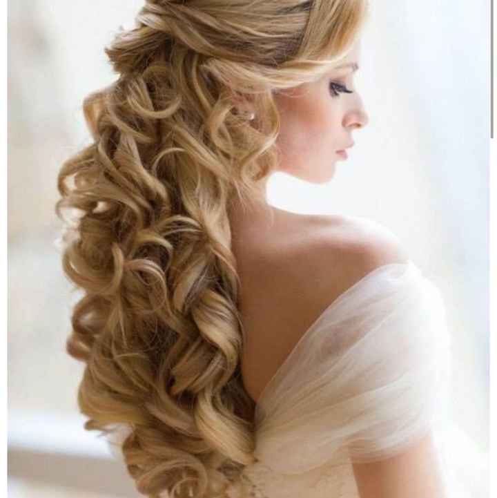 Anyone else wearing their hair down for their wedding? Inspiration Pics... - 1