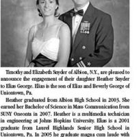 Are you posting your engagement in the paper ?