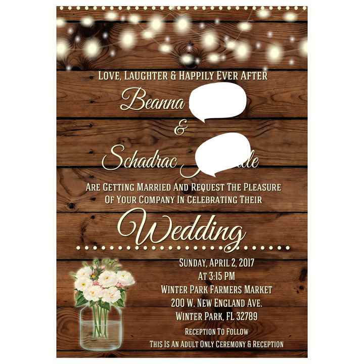 Let's see your invites!