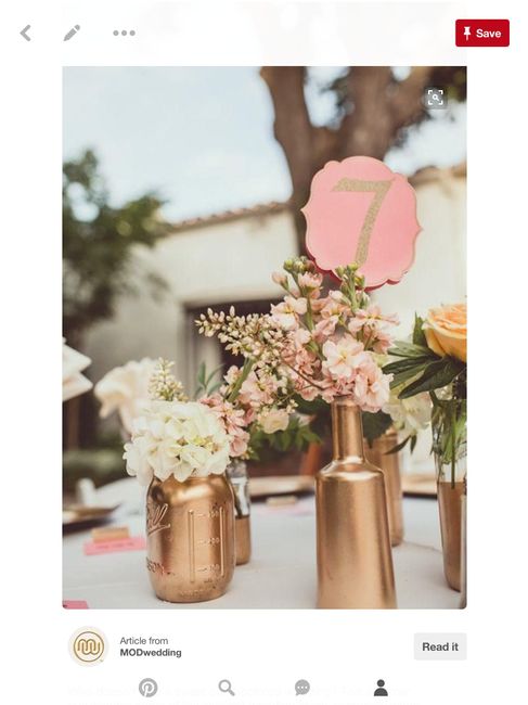 Gold and blush