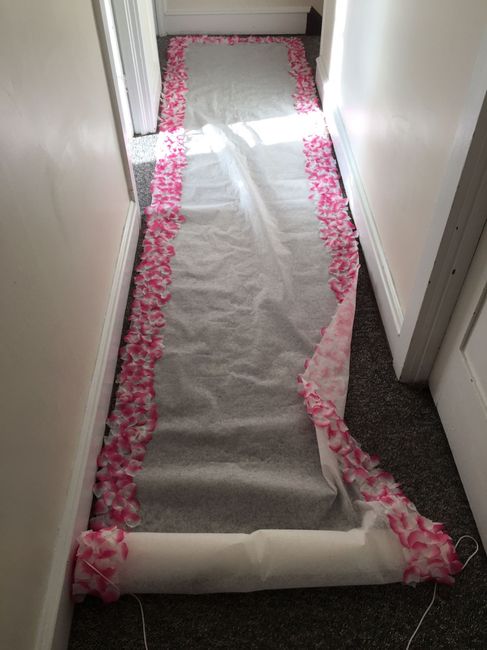 DIY Aisle runner update