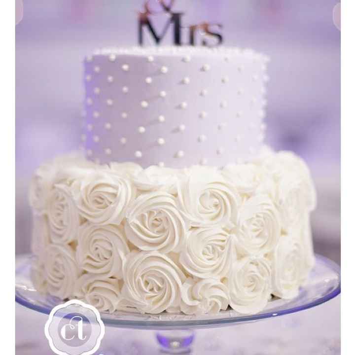 Deposit down for wedding cake !!