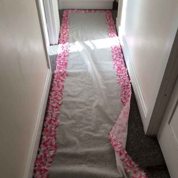 Aisle runner alternative