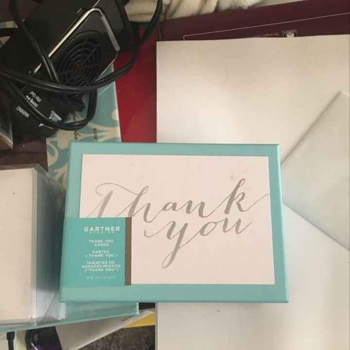 Where did you order thank you cards?