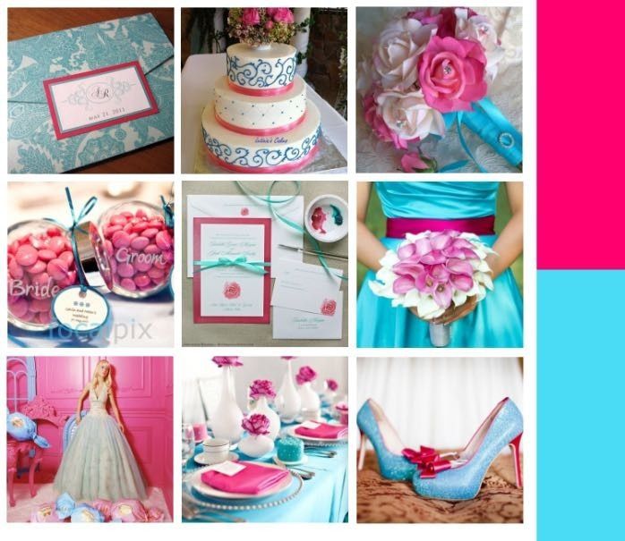 Show me your wedding inspiration with color palette