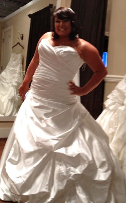 Weird OBSESSION: I love seeing brides in their ACTUAL dresses :)
