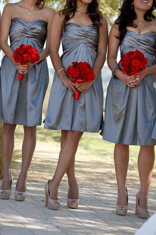 Please show me your Real Bridesmaids: In Platinum are Silver  are Grey Dresses