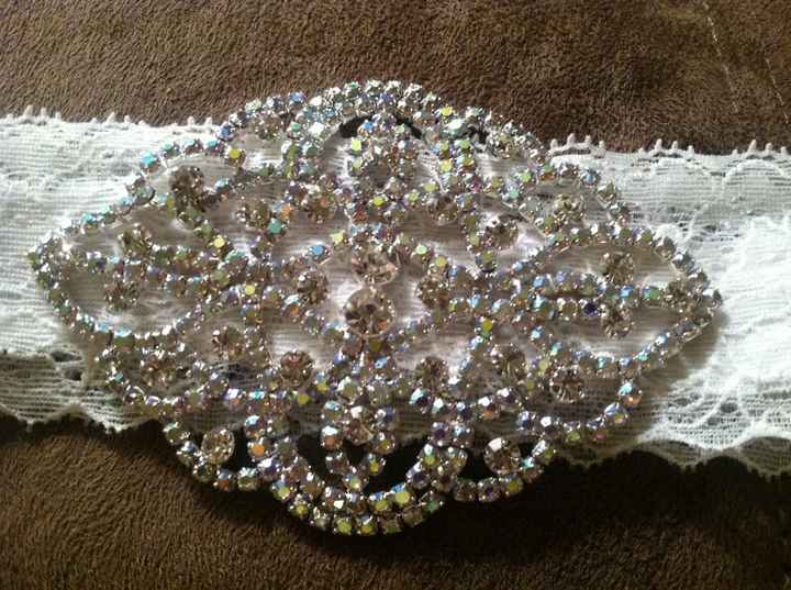 My DIY garter!