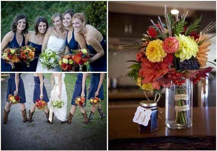Fall wedding colors