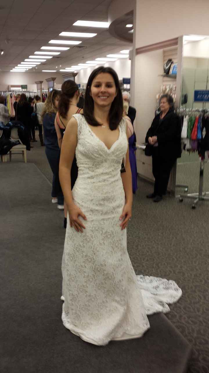 Were you surprised by your wedding dress choice?