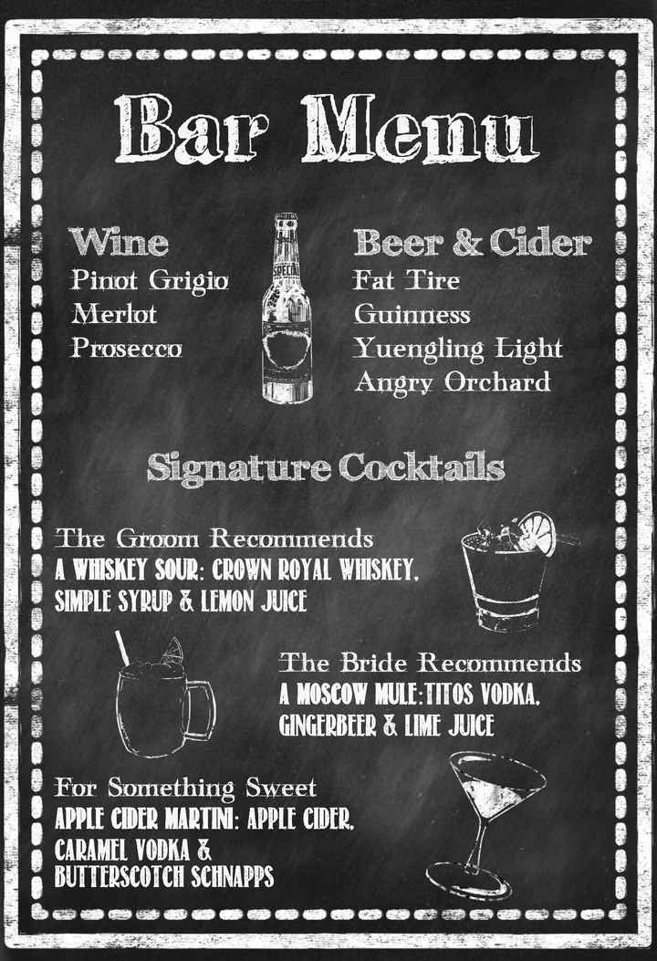 Signature Cocktails!