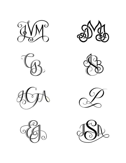 I need a wedding monogram!