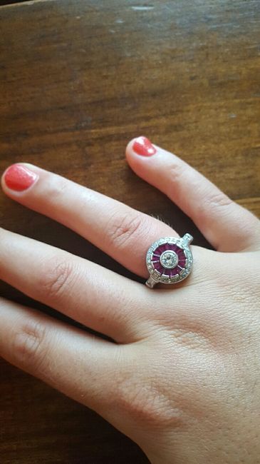 Rings with alt. Gemstone color and/or engravings?