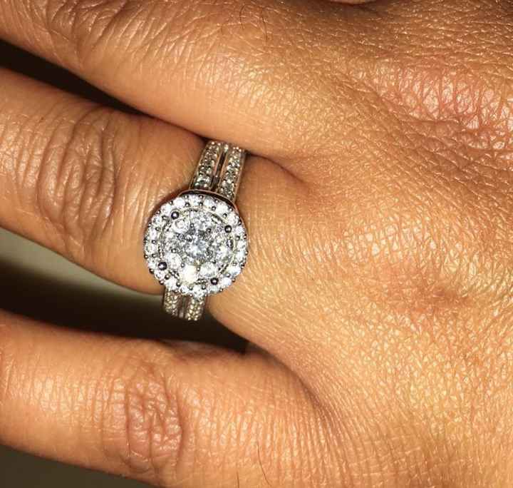 Let's see those rings! And for the Mrs lets see the bands with it ! I LOVE seeing everyone's bling:)